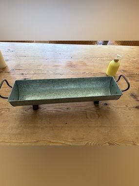 Farmhouse Galvanized Long Trough